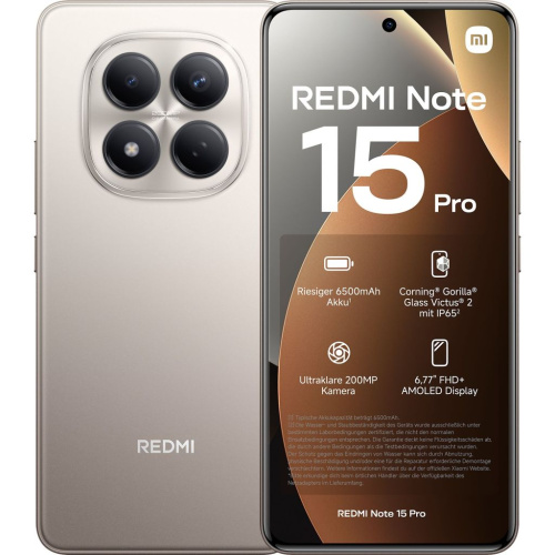 Xiaomi Redmi Note 15 Pro 5G 8/256Gb (Titanium)
