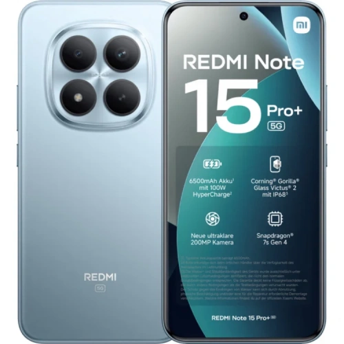 Xiaomi Redmi Note 15 Pro+ 5G 12/512Gb (Glacier Blue)