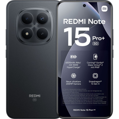 Xiaomi Redmi Note 15 Pro+ 5G 8/256Gb (Black)