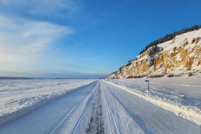 На автодороге «Умнас» в Хангаласском районе увеличили грузоподъемность до 10 тонн / ЯСИА   