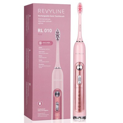 Электрическая звуковая зубная щётка Revyline RL 010 Pink