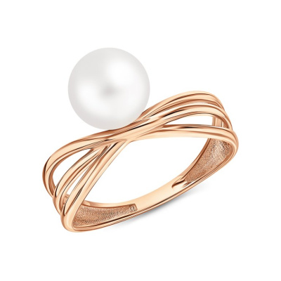 Золотое кольцо с жемчугом
