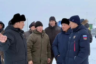 Сергей Местников посетил новые животноводческие комплексы в Мегино-Кангаласском улусе / ЯСИА   