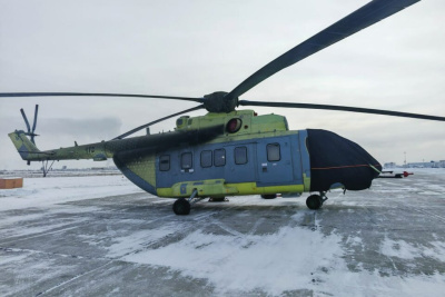 Испытание холодом проходит в Якутии вертолет Ми-171А3 / ЯСИА   Республика Саха (Якутия)
