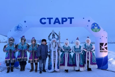В Оймяконе стартовал VII экстремальный марафон «Полюс холода» / ЯСИА   