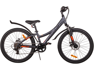 Подростковый велосипед Stels Turbo 430 MD 24, год 2026, цвет Серый, ростовка 11.5