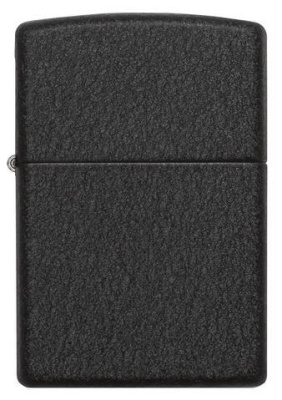 Зажигалка ZIPPO Classic с покрытием Black Crackle™, латунь и сталь, чёрная, матовая, 36x12x56 мм