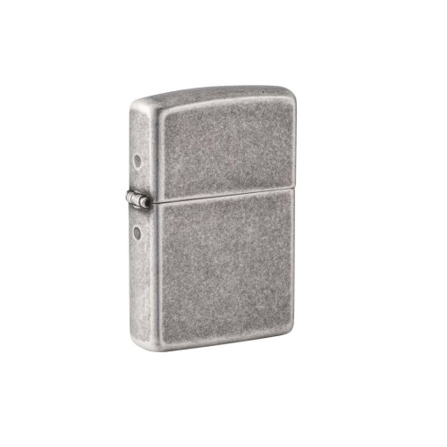 Зажигалка ZIPPO Armor® с покрытием Antique Silver, латунь/сталь, серебристая