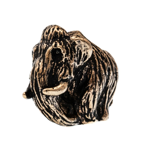 Бусина для темляка Мамонт, бронза