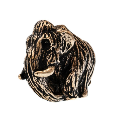 Бусина для темляка Мамонт, бронза