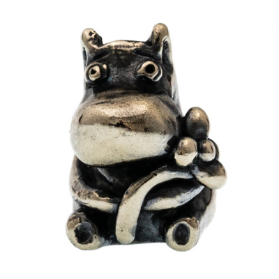 Бусина для темляка Мумий Тролль, мельхиор