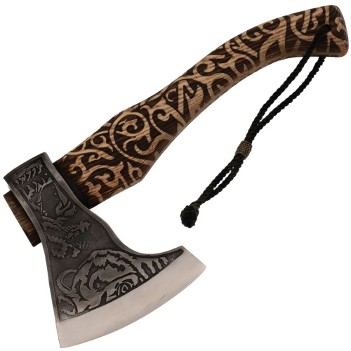 Топор Медведь средний, гравированный