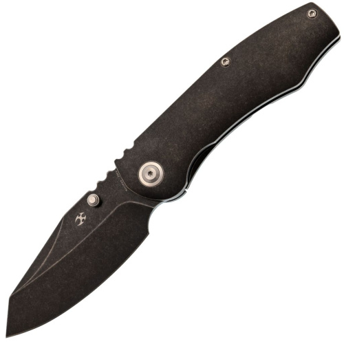 Складной нож KANSEPT Caveman, сталь CPM 20CV, рукоять титан черный