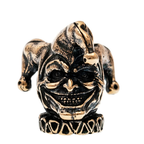 Бусина для темляка Шут, бронза