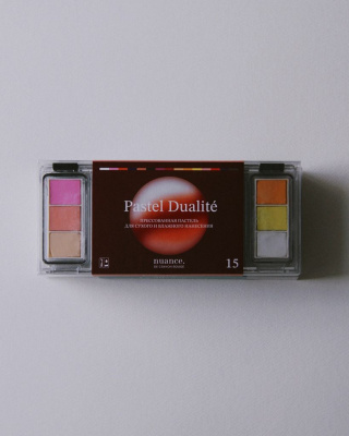 Набор пастели прессованной nuance. Pastel Dualit?, L’Aube (рассвет), 15 цв