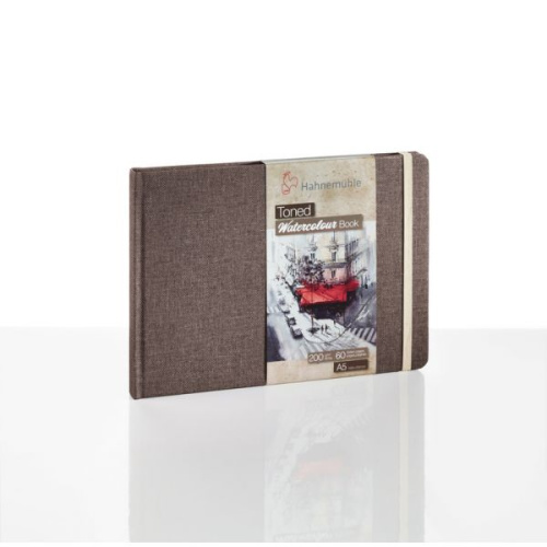 Альбом для акварели Hahnemuhle "Watercolour book" пейзаж А5 30 л 200 г, целлюлоза 100%, с/з, бежевый