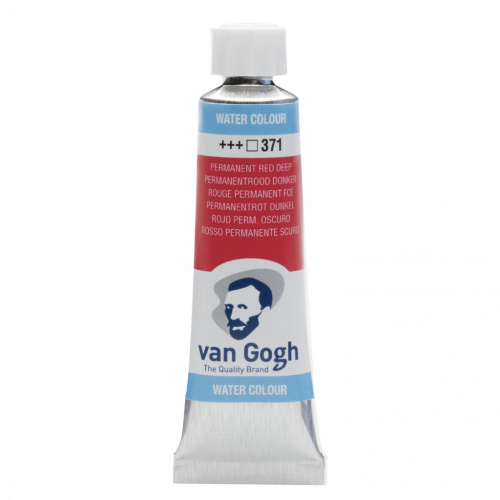 Акварель Talens "Van Gogh" 10 мл Красный насыщенный устойчивый / PR149