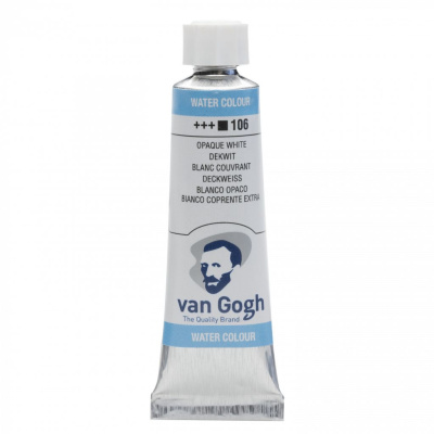 Акварель Talens "Van Gogh" 10 мл Белый матовый / PW6