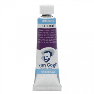 Акварель Talens "Van Gogh" 10 мл Квинакридон пурпурно-красный NEW / PV55