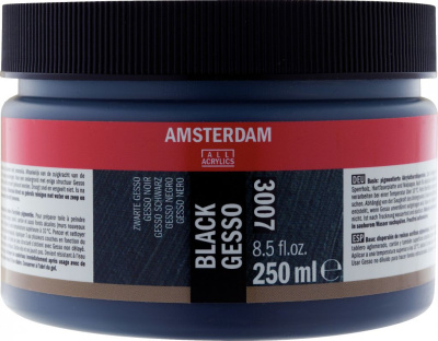 Грунт Gesso Talens "Amsterdam" 250 мл, черный