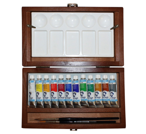 Набор акварели Talens "Van Gogh" 12 цв в дер кор