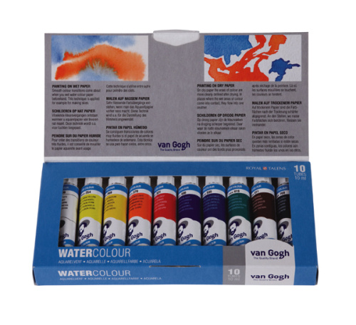 Набор акварели Talens "Van Gogh" 10 цв Базовый в тубах