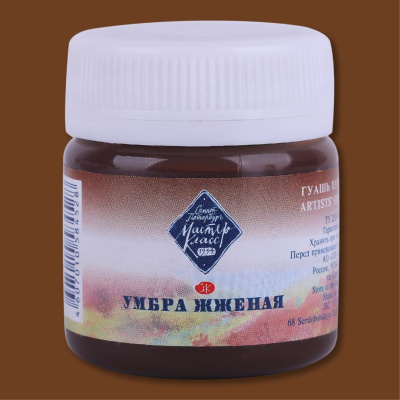 Гуашь "Мастер-Класс" 40 мл Умбра жженая