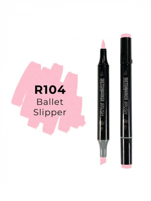 Маркер двухсторонний на спиртовой основе Sketchmarker Brush Цвет Пуанты