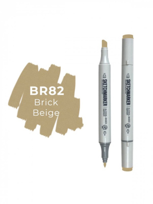 Маркер двухсторонний на спиртовой основе Sketchmarker Цвет Бежевый кирпич