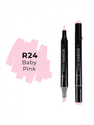 Маркер двухсторонний на спиртовой основе Sketchmarker Brush Цвет Цикламен