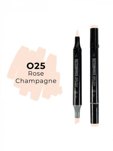 Маркер двухсторонний на спиртовой основе Sketchmarker Brush Цвет Розовое шампанское