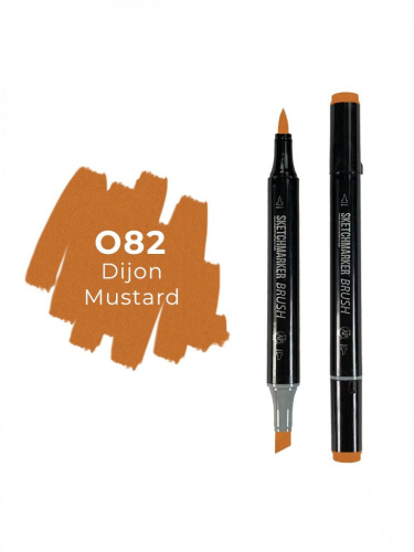 Маркер двухсторонний на спиртовой основе Sketchmarker Brush Цвет Дижонская горчица