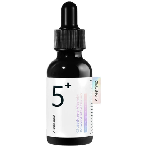 Осветляющая сыворотка с глутатионом numbuzin No.5 Glutathione Vitamin Concentrated Serum