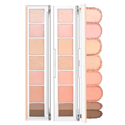 Компактная палетка теней для век Peripera All Take Mood Palette 01 Whisper Of Spring Coral