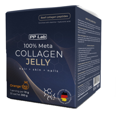 Натуральный коллаген в желе Апельсин 100% Meta Collagen Jelly : 30шт