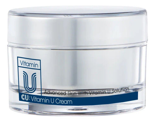 Антивозрастной крем для лица с витамином и пептидами CU: Vitamin U Cream 50мл