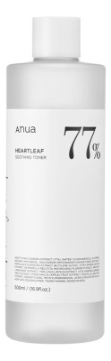 Балансирующий тоник для лица с экстрактом хауттюйнии Heartleaf 77 Soothing Toner: Тоник 500мл