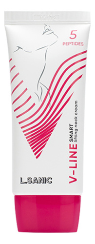 Крем-лифтинг для коррекции овала лица и шеи V-Line 5 Peptides Smart Lifting Neck Cream 60мл