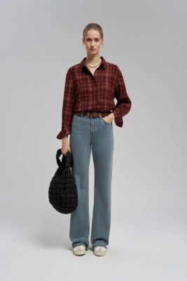 Рубашка оверсайз в клетку