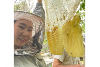 Победительница фестиваля «Муус Устар — 2023» Куннэй Тимофеева создала пасеку в Чурапчинском районе / ЯСИА   