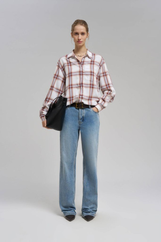 Рубашка regular fit в клетку