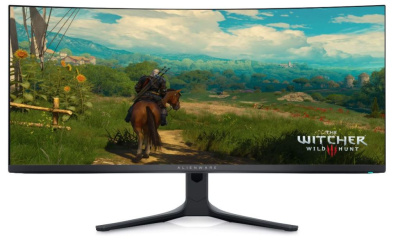 Монитор 34" Dell AW3423DWF black, IPS, 3440x1440, 165Hz, 1ms, 250cd/m2, 178°/178°, 1000:1, DP, HDMI