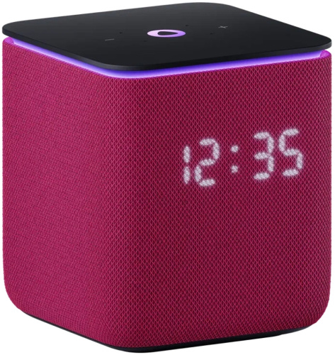 Умная колонка Яндекс Станция Миди с Алисой и Zigbee 24 Вт Малиновый