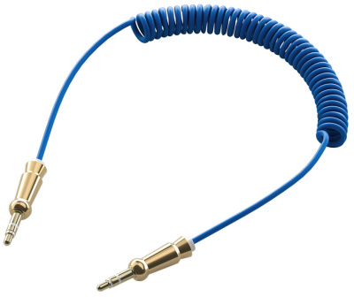 Кабель Red Line Spiracord 3.5 jack to 3.5 jack 1m Blue