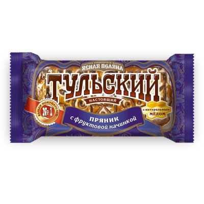 Тульский пряник с фруктовой начинкой, Ясная Поляна, 140 гр.