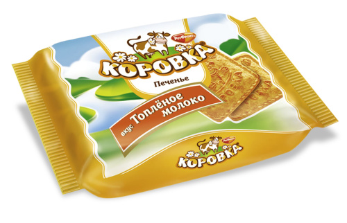 Печенье Коровка, Рот Фронт, вкус топленое молоко, 42 гр.