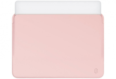 Чехол для ноутбука WIWU Skin New Pro II PU Leather Sleeve для Apple MacBook Pro 13 (розовый)