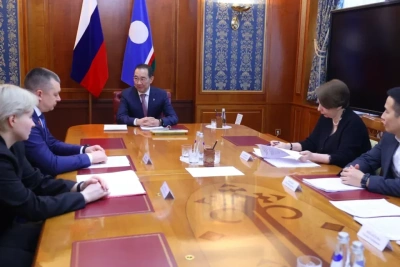 Глава Якутии Айсен Николаев встретился с лидером «Движения Первых» Артуром Орловым / ЯСИА   