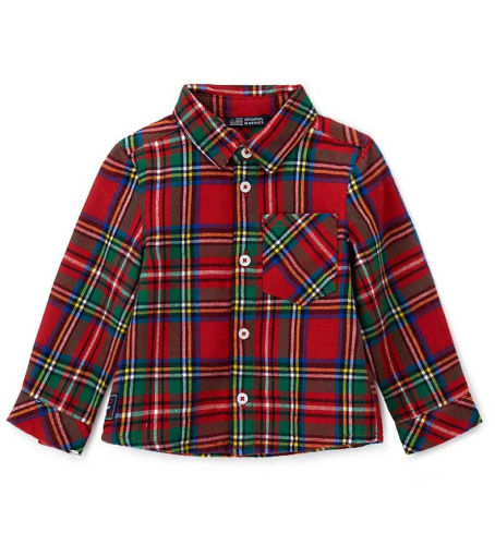 Рубашка с длинным рукавом для маленького мальчика