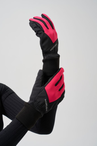 Перчатки Nordski Motion Black/Pink WS